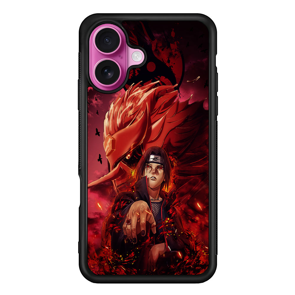 Naruto Itachi of The Sharingan Susanoo iPhone 17 Case | Slim Protective Rubber Phone Cover