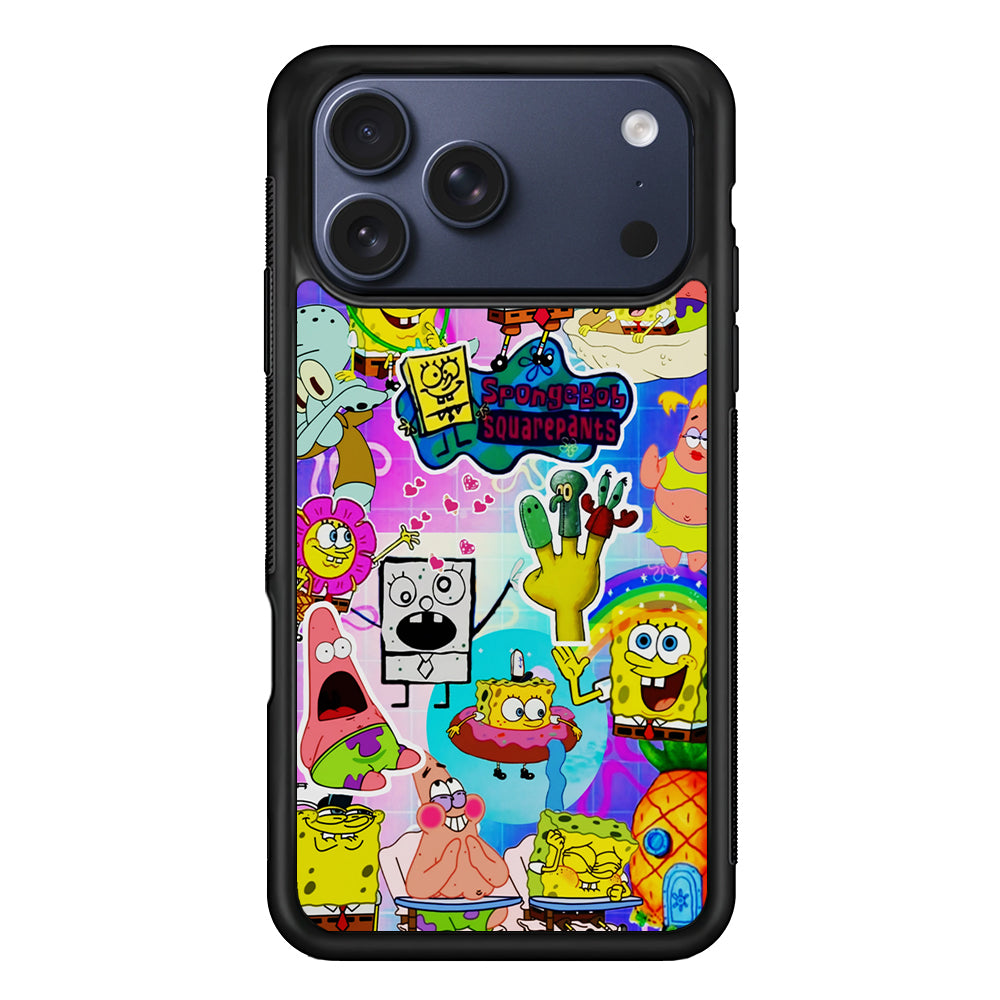Spongebob and Friends Aesthetic iPhone 17 Pro Max Case | Slim Protective Cover for iPhone 17 Pro Max