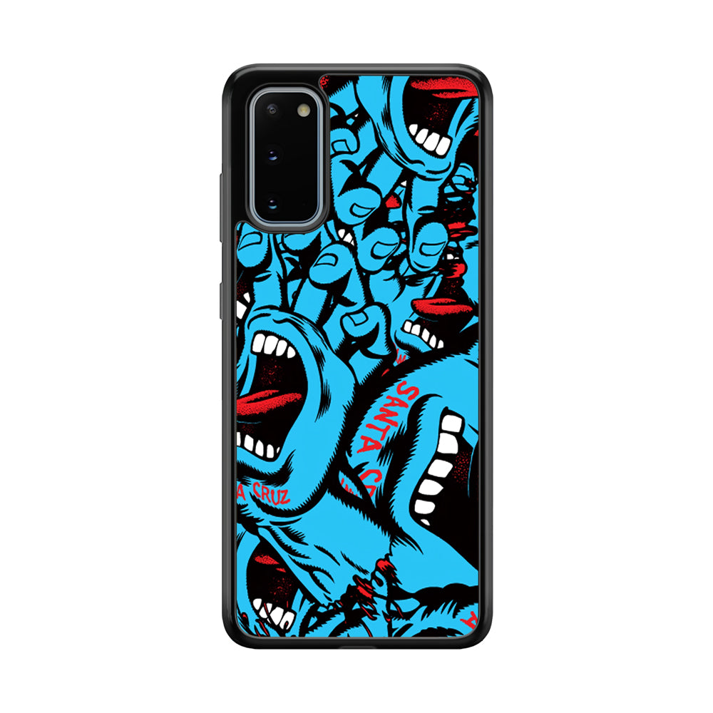 Santa Cruz Skateboard Pattern Samsung Galaxy S20 Case | Slim Rubber Case for Samsung Galaxy S20