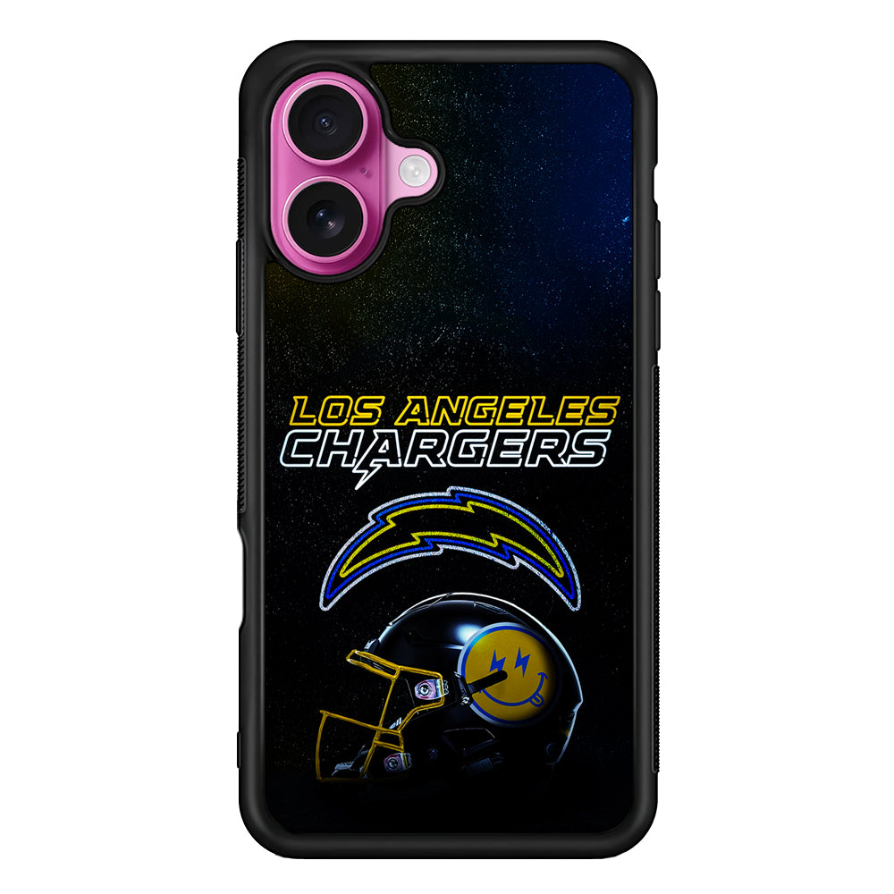 Los Angeles Chargers Helmet iPhone 17 Case | Slim Protective Rubber Phone Cover