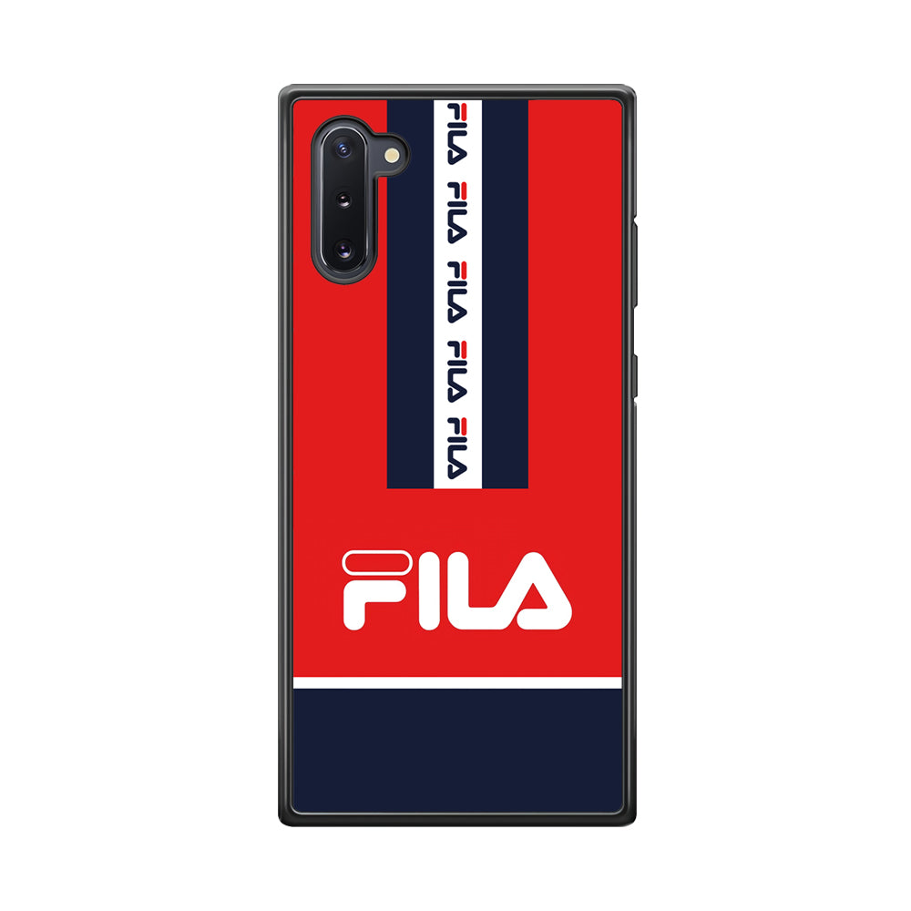 Fila Suit of Identity Samsung Galaxy Note 10 Case | Slim Rubber Case for Samsung Galaxy Note 10