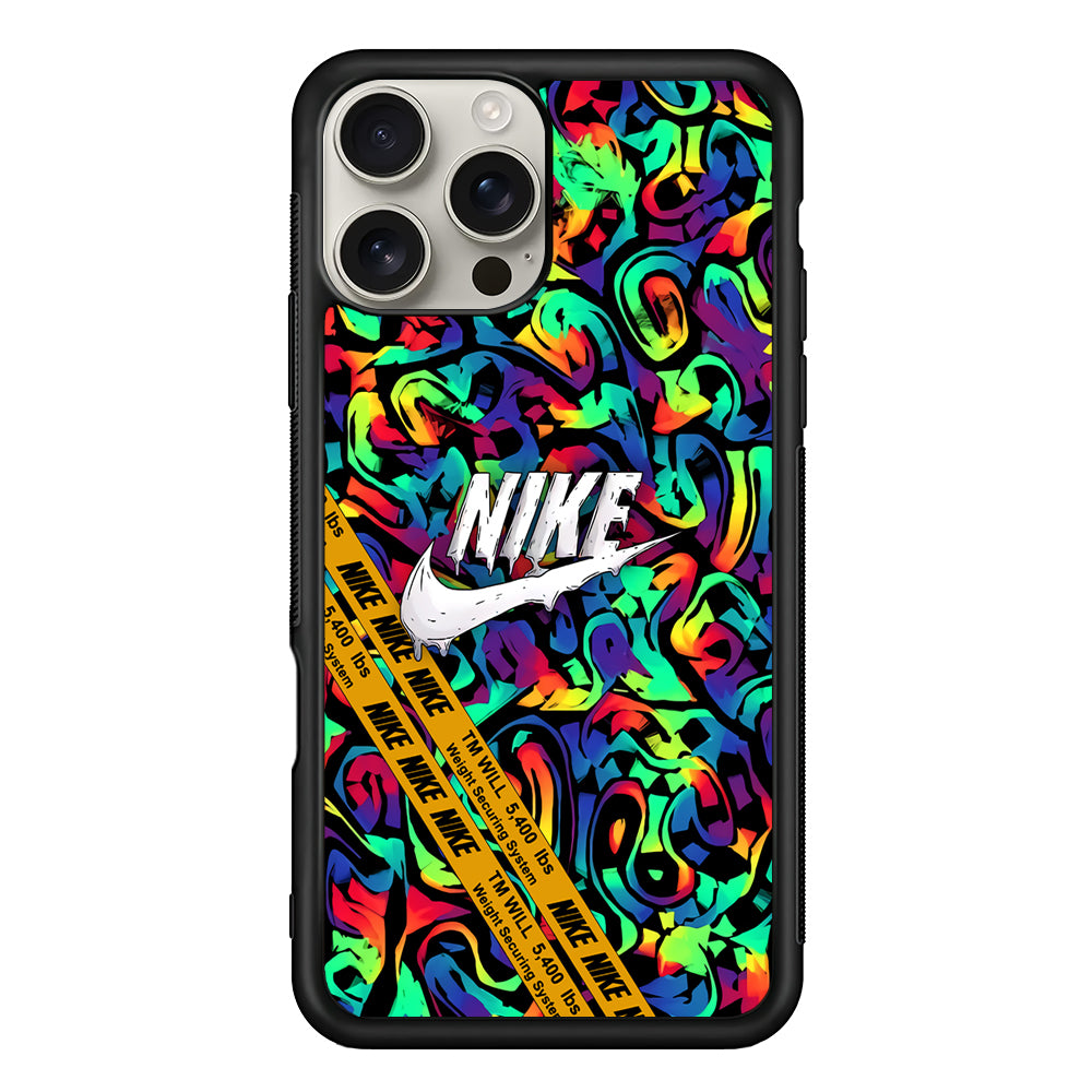 Nike Brushing The Canvas iPhone 16 Pro Max Case | Durable Everyday Protective Cover