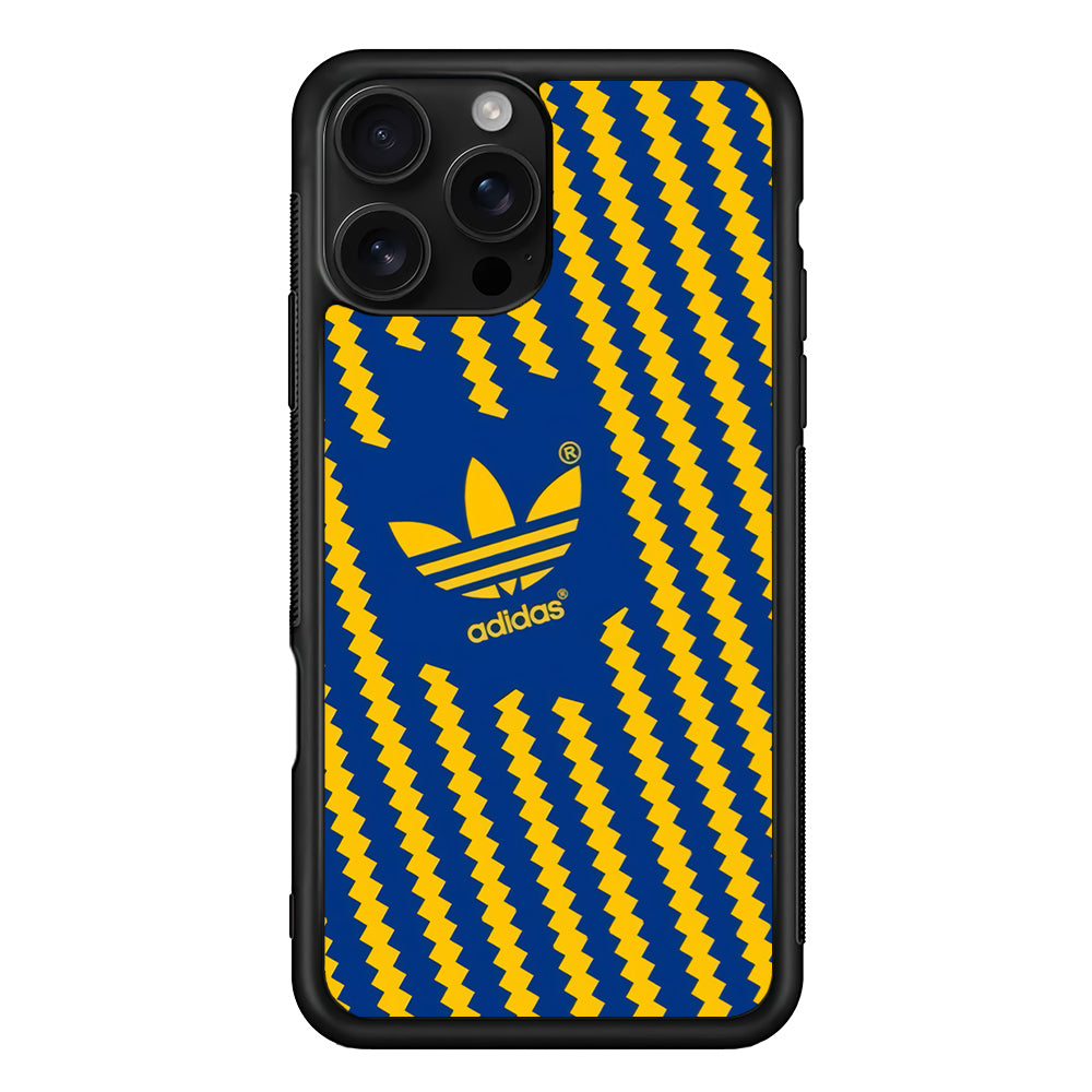 Adidas Choppy Line iPhone 16 Pro Case - Stylish Protective Cover for iPhone 16 Pro