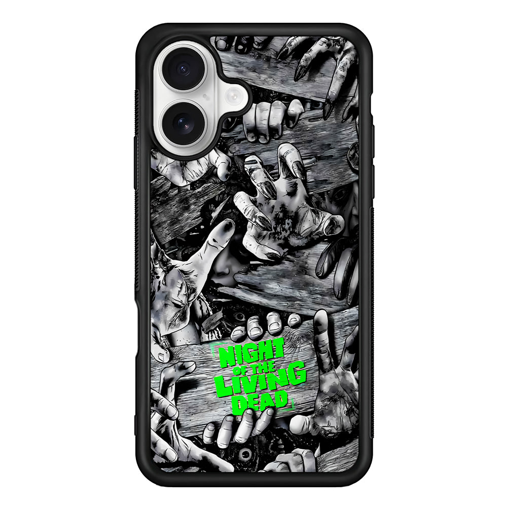 Night of the Living Dead iPhone 16 Plus Case | Durable Protective Rubber Cover