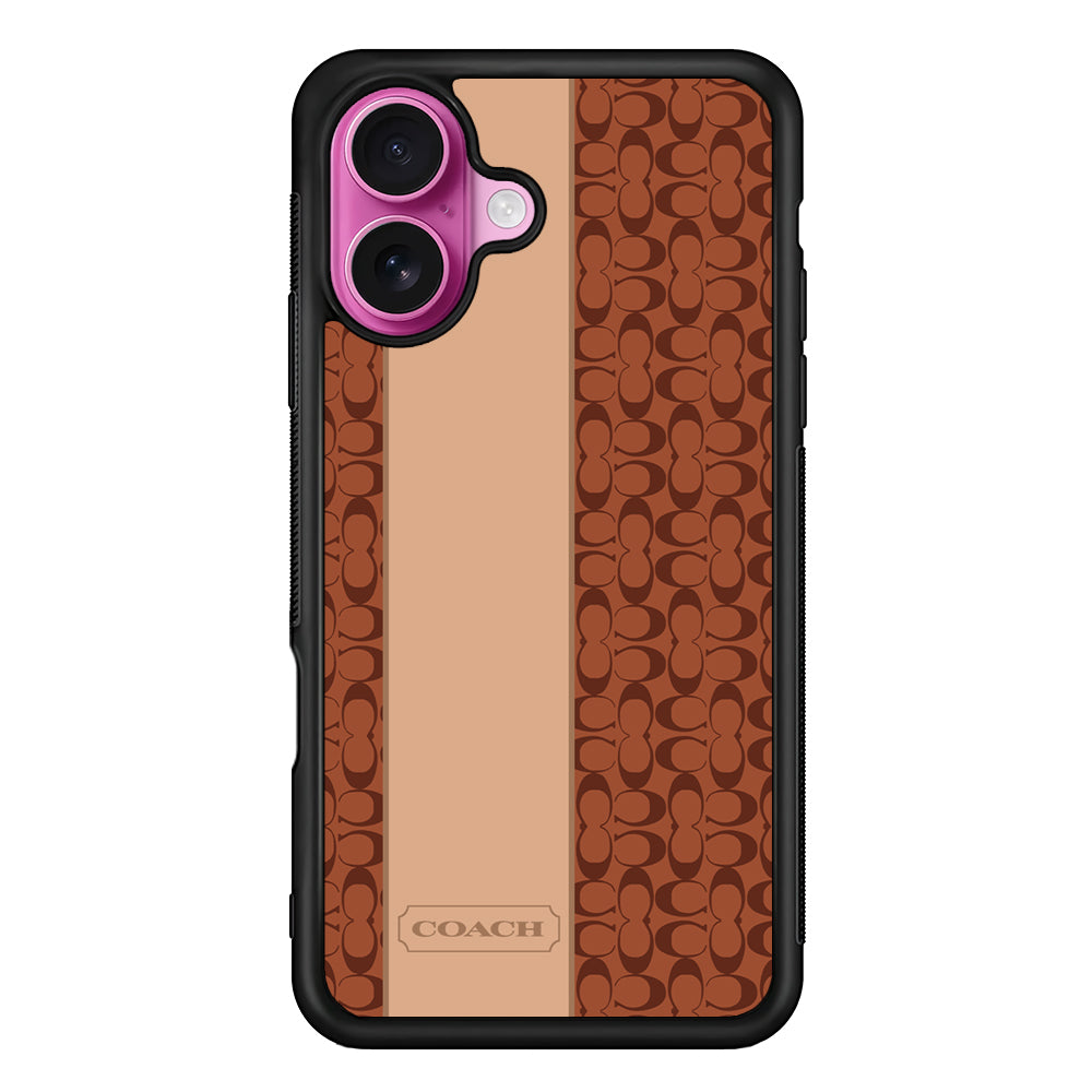 Coach Grand Line iPhone 17 Case | Slim Rubber Case for iPhone 17