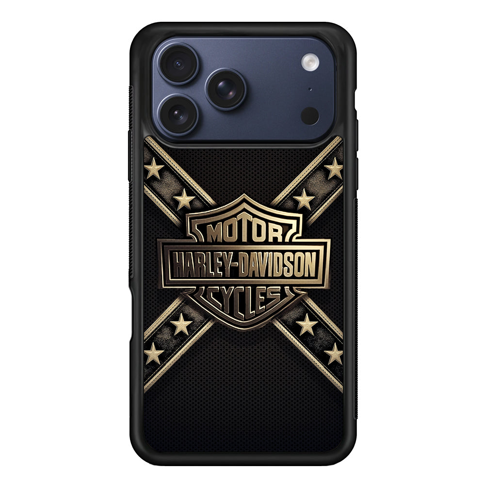 Army Star Harley Davidson iPhone 17 Pro Max Case | Durable Rubber Case for iPhone 17 Pro Max