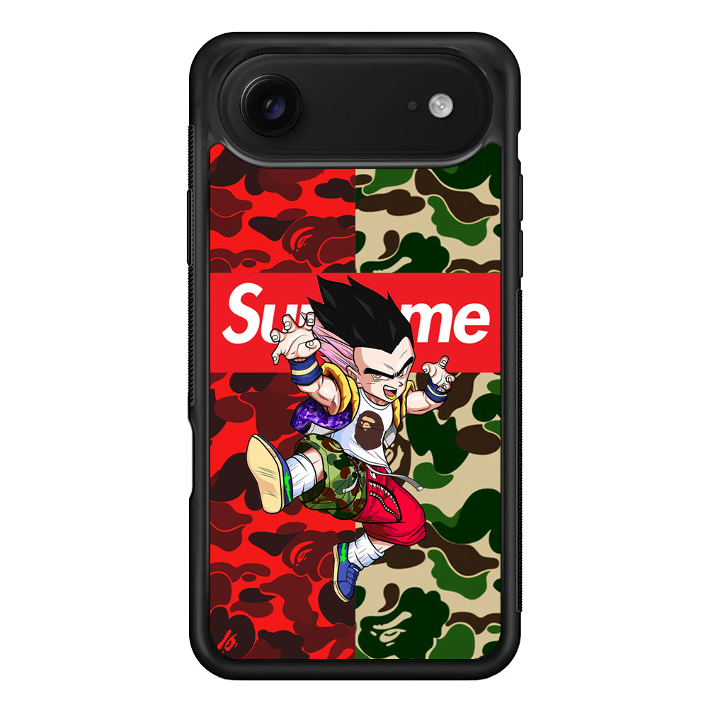 Bape Dragon Ball Supreme Camo iPhone 17 Air Case | Slim Rubber Case for iPhone 17 Air
