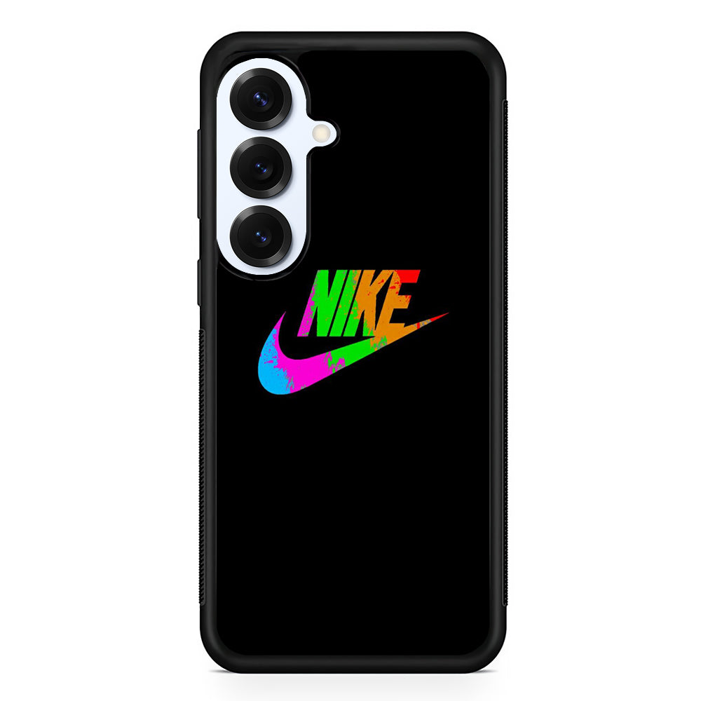 Nike Word Rainbow Samsung Galaxy S25 Plus Case | Durable Samsung Galaxy S25 Plus Phone Case