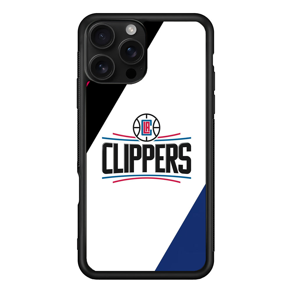 LA Clippers Logo iPhone 16 Pro Case | Durable Protective Case for iPhone 16 Pro