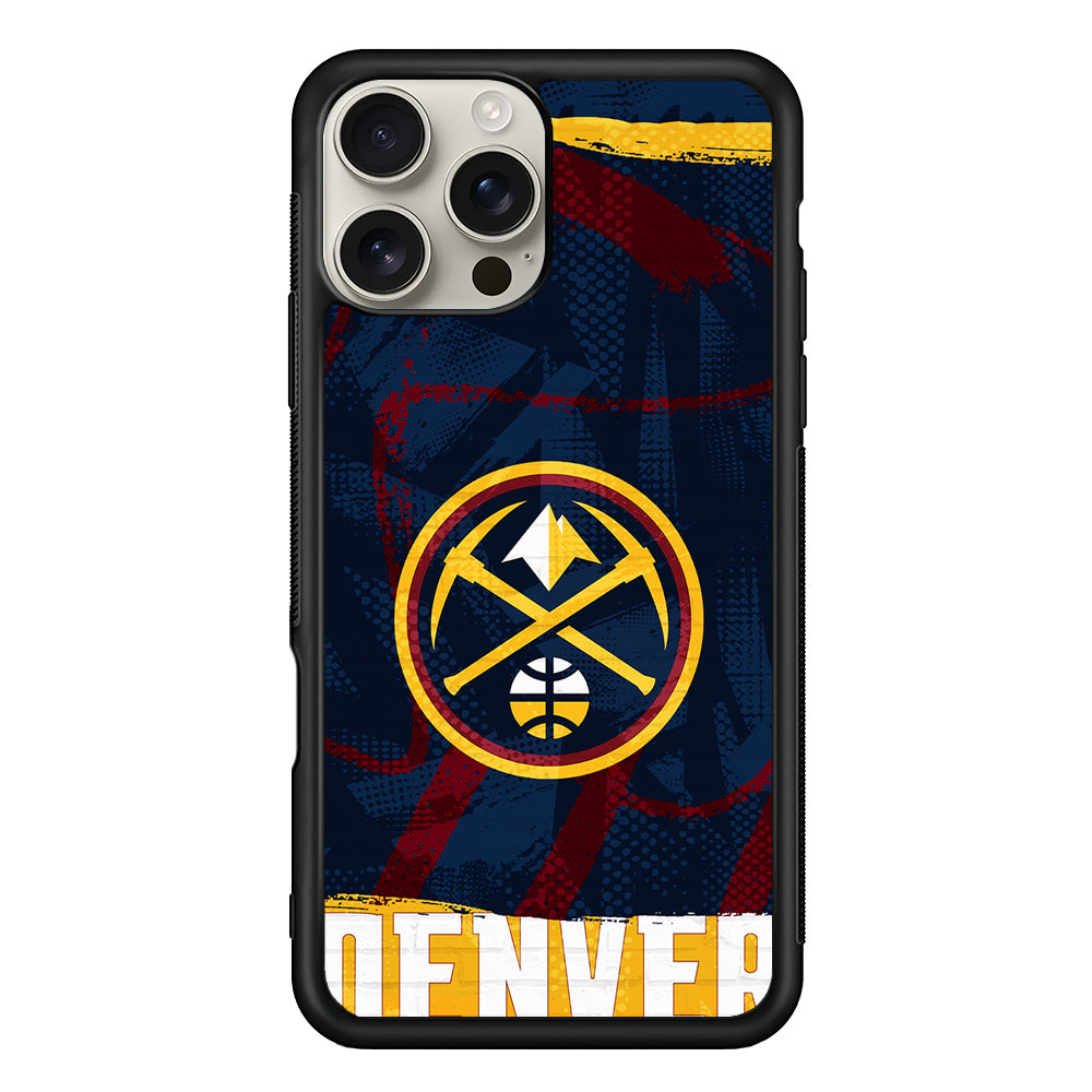 Denver Nuggets Pattern iPhone 16 Pro Max Case | Stylish Protective Case for iPhone 16 Pro Max
