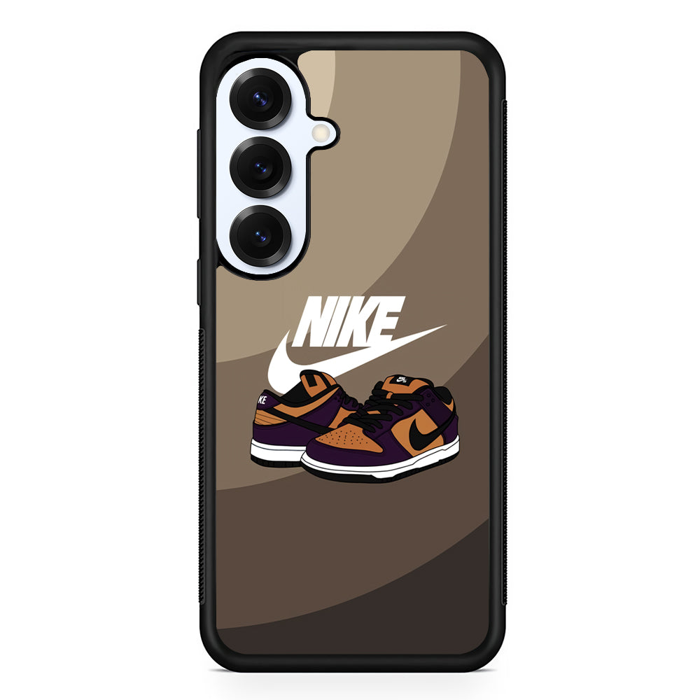 Nike Purple in Brown Layer Samsung Galaxy S25 Plus Case | Durable Samsung Galaxy S25 Plus Phone Case
