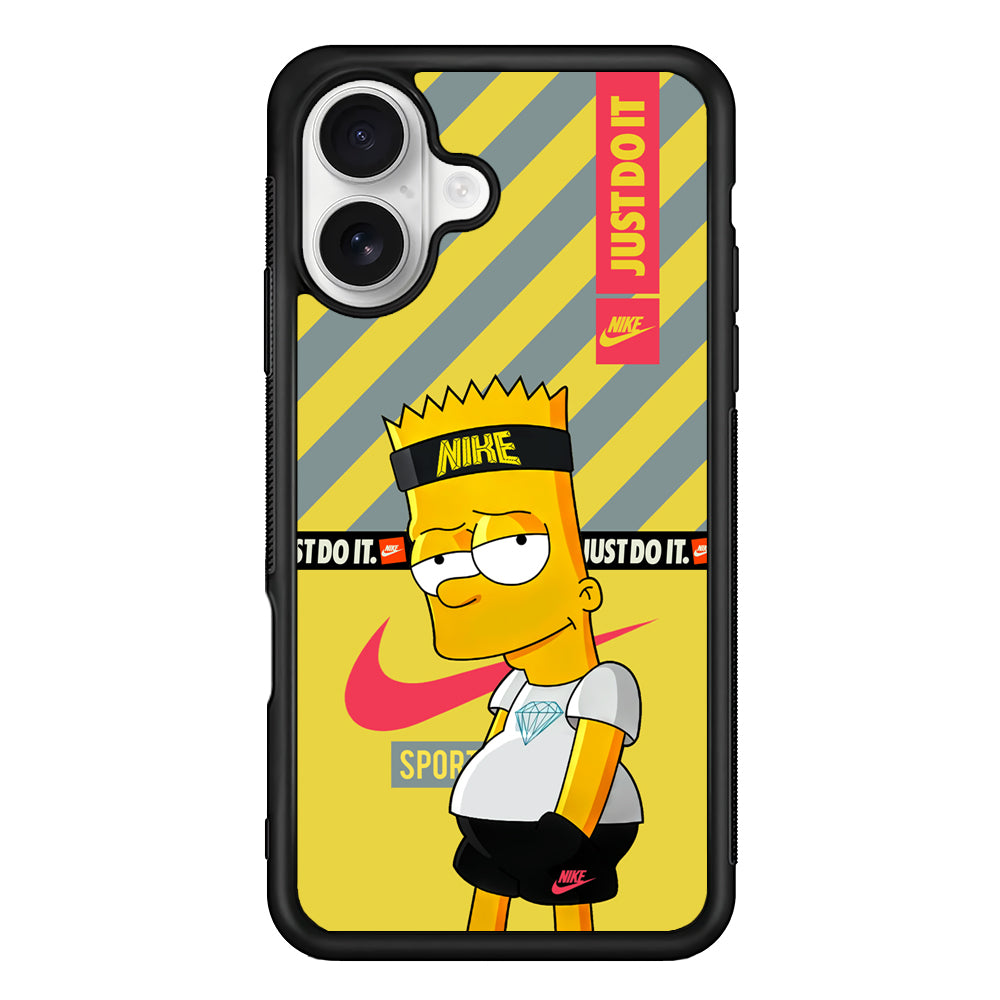 Nike Chill Bart iPhone 16 Plus Case – Slim Fit Protective Phone Case