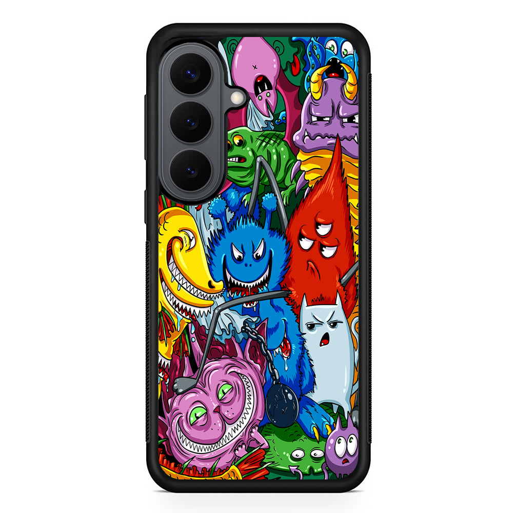 Monster Graffiti Character Samsung Galaxy S26 Plus Case | Slim Rubber Case for Samsung Galaxy S26 Plus