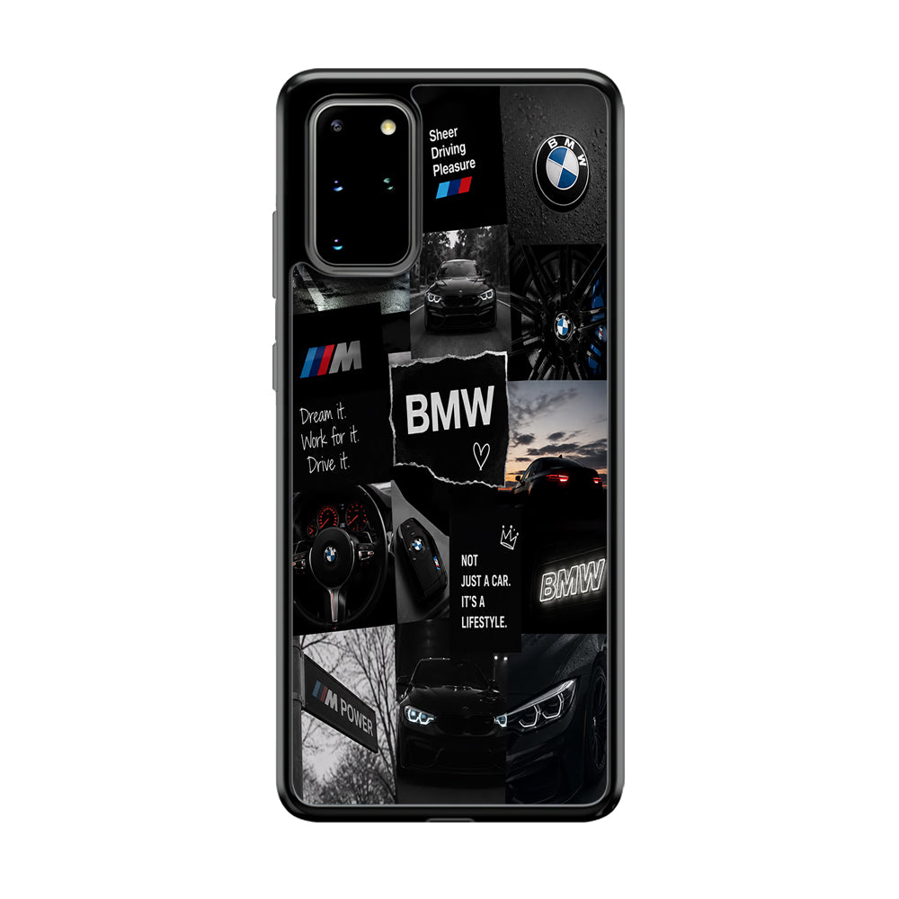 BMW M4 Cinematic Collage Samsung Galaxy S20 Plus Case | Slim Rubber Case for Samsung Galaxy S20 Plus