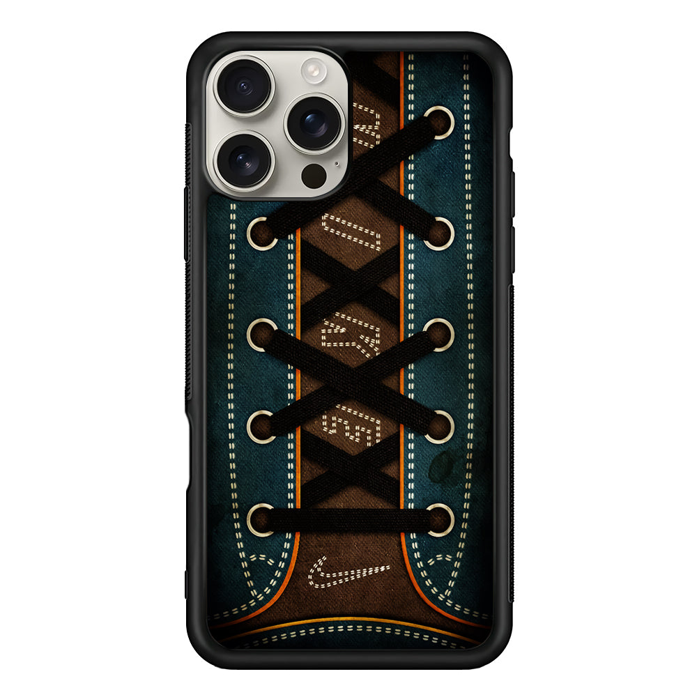 Stitched Sneakers Nike iPhone 16 Pro Max Case | Durable Everyday Protective Cover