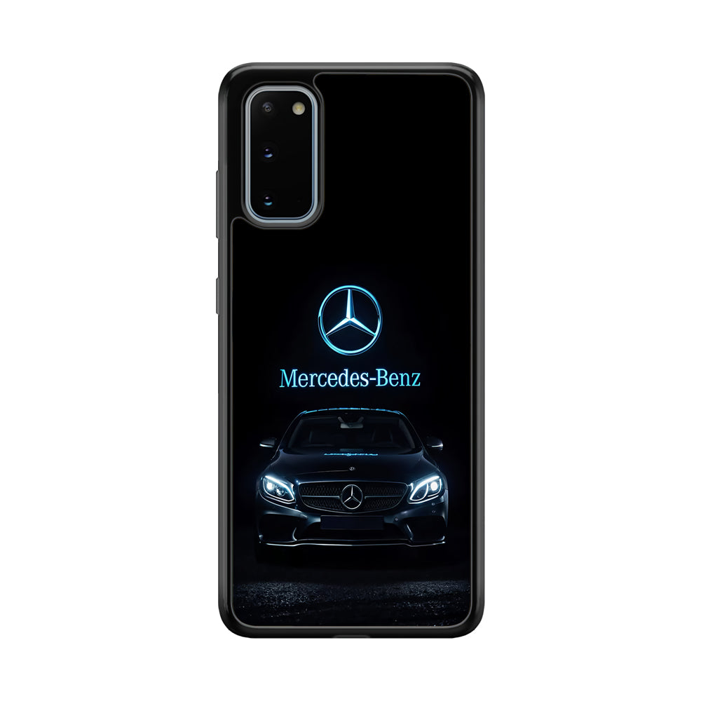 Mercedes-Benz Blue Dark Aesthetic Samsung Galaxy S20 Case | Slim Rubber Case for Samsung Galaxy S20