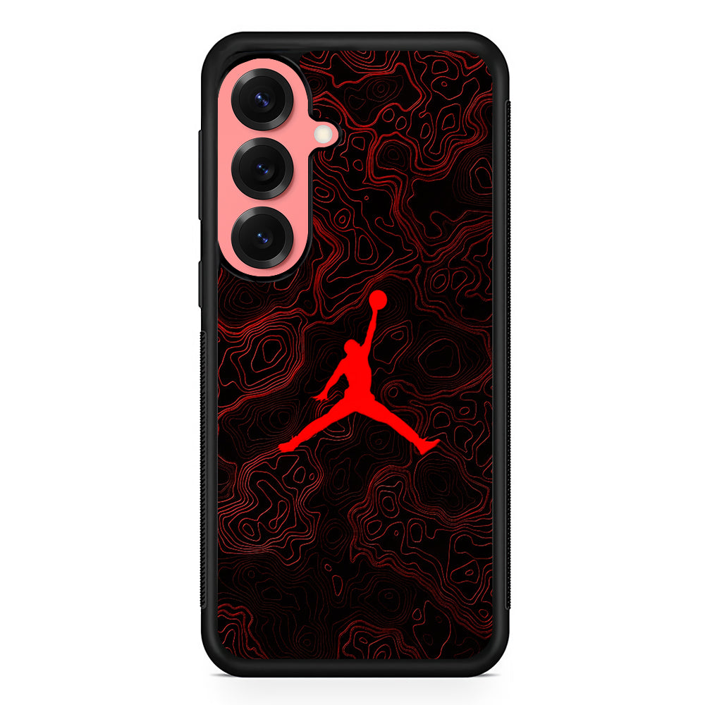 Air Jordan Logo Abstract Line Samsung Galaxy S25 Case | Slim Protective Cover for Samsung Galaxy S25