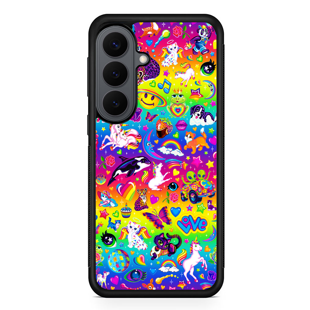 Unicorn Cartoon Rainbow Pattern Samsung Galaxy S26 Plus Case | Slim Rubber Case for Samsung Galaxy S26 Plus