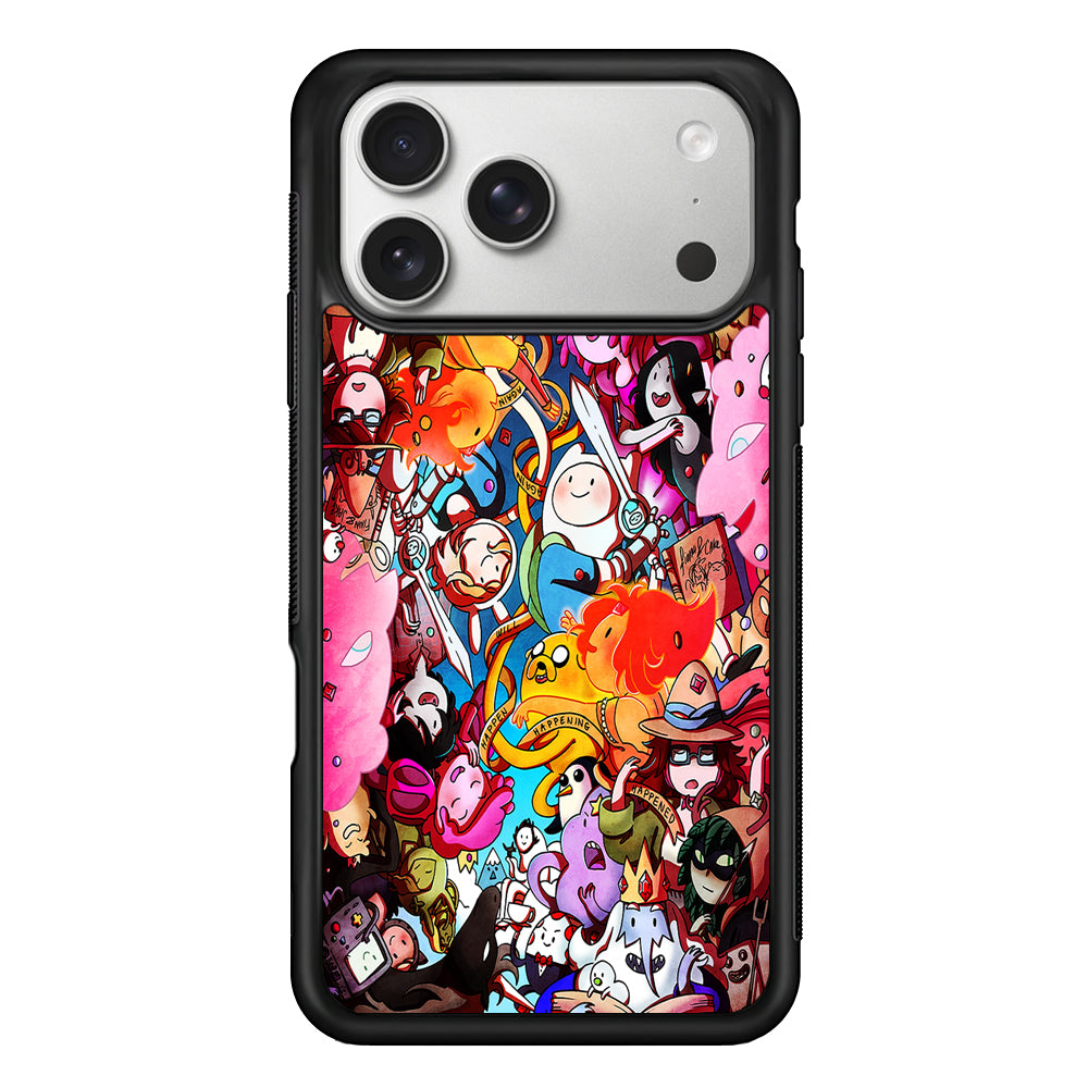 Regular Show and Adventure Time iPhone 17 Pro Case | Slim Rubber Case for iPhone 17 Pro