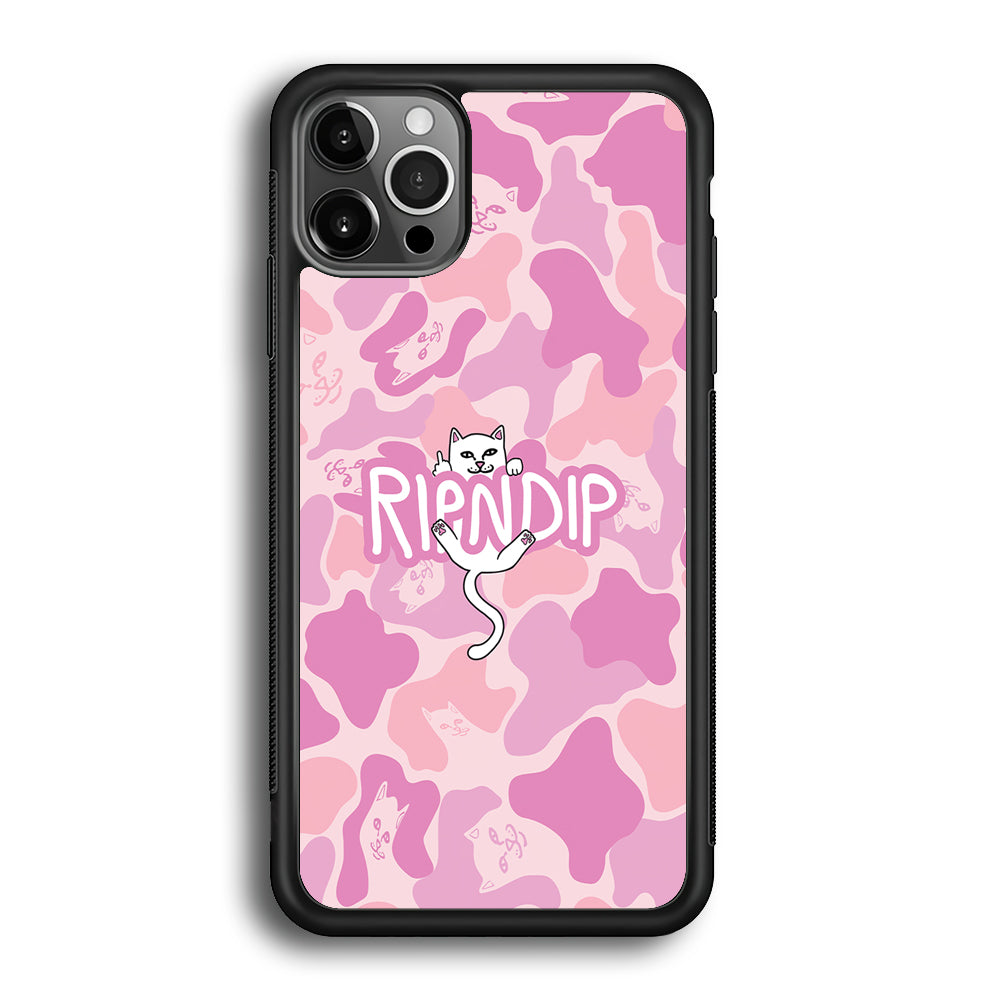 Rip N Dip Pink Camo iPhone 12 Pro Max Case | Slim Rubber Case for iPhone 12 Pro Max