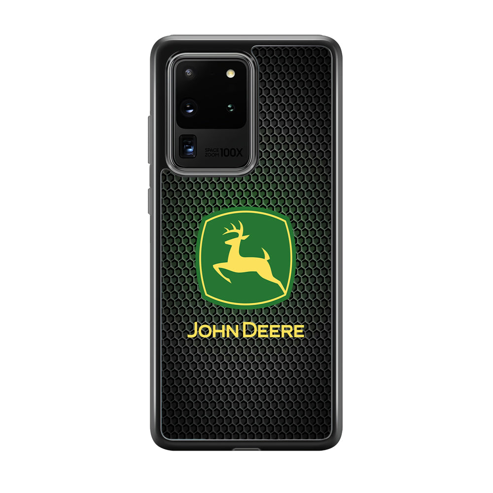 John Deere Fiber Illusion Samsung Galaxy S20 Ultra Case | Slim Rubber Case for Samsung Galaxy S20 Ultra