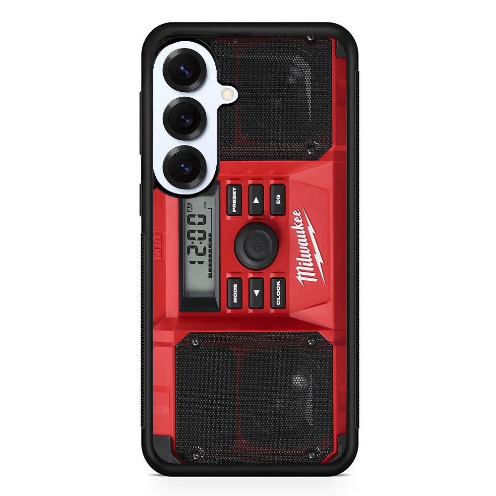 Milwaukee Tool Radio Samsung Galaxy S25 Plus Case | Slim Rubber Case for Samsung Galaxy S25 Plus