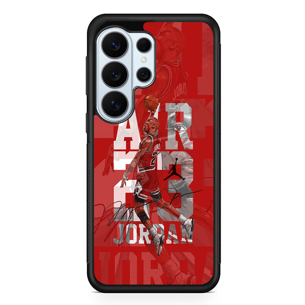 Air Jordan Silver Light Samsung Galaxy S26 Ultra Case | Protective Phone Cover