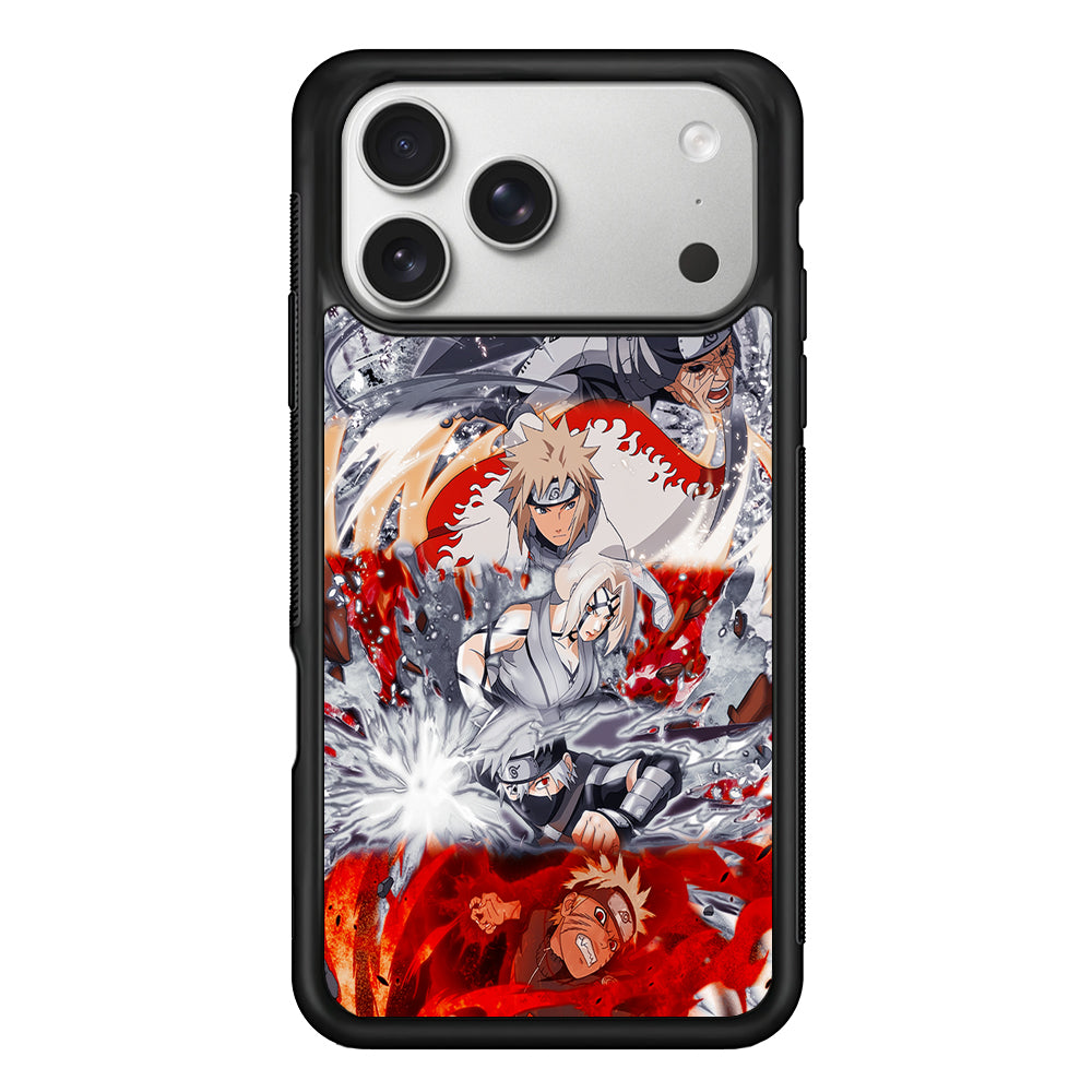 Powerful Techniques Seven Naruto Hokage iPhone 17 Pro Case | Slim Rubber Case for iPhone 17 Pro