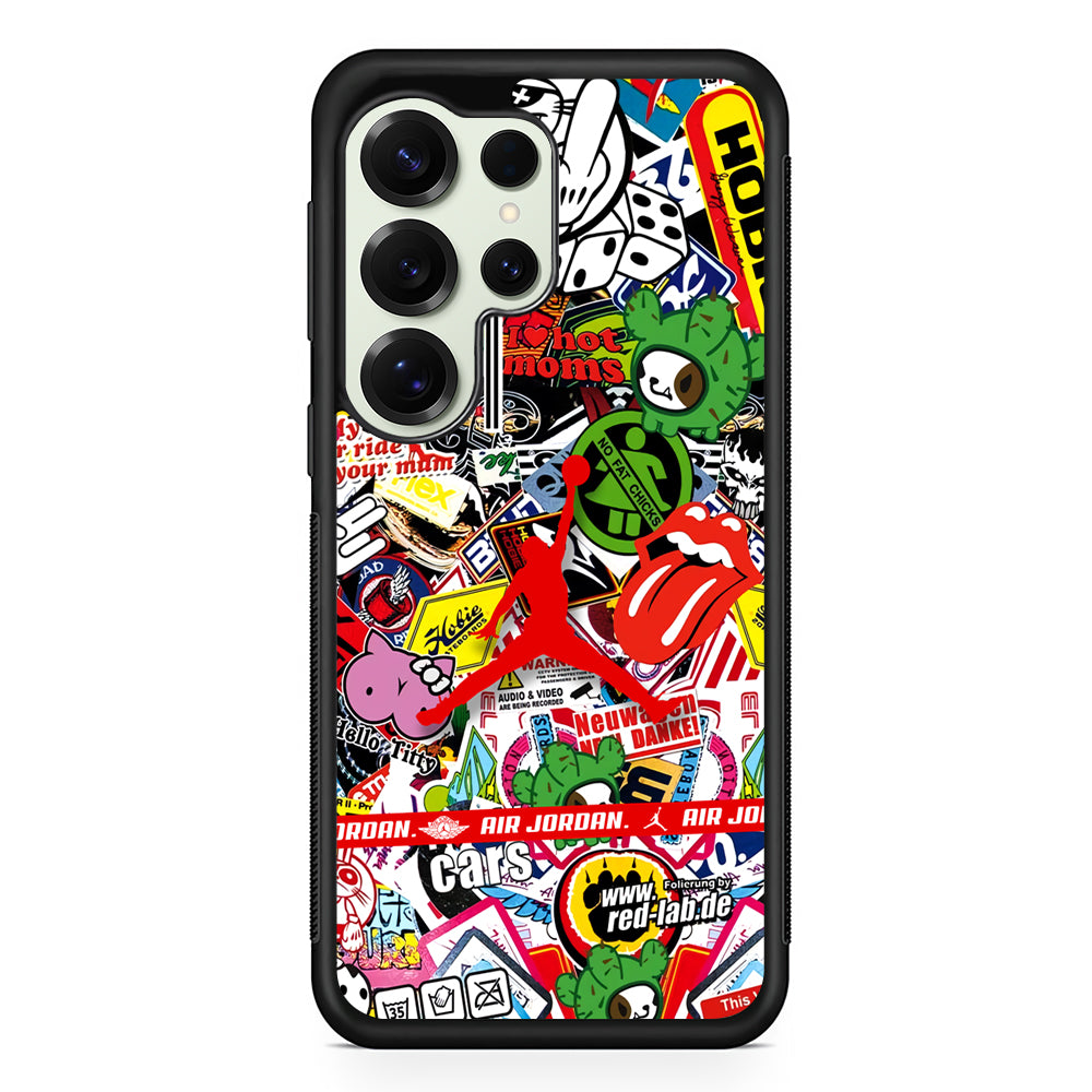 Air Jordan Mix Squad Samsung Galaxy S25 Ultra Case | Durable Rubber Case for Samsung Galaxy S25 Ultra