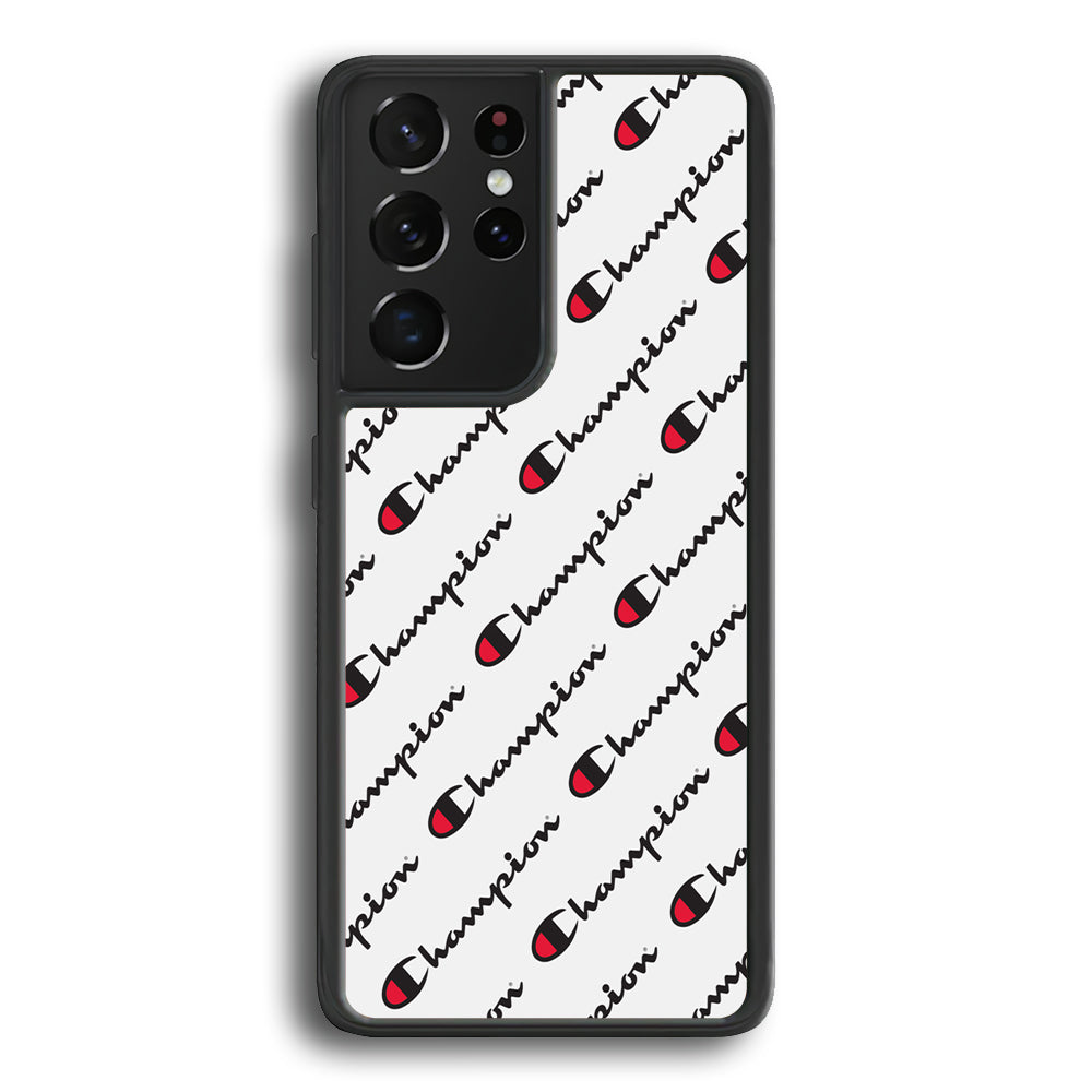 Champion Ebon-Ashgray Samsung Galaxy S24 Ultra Case | Slim Rubber Case for Samsung Galaxy S24 Ultra