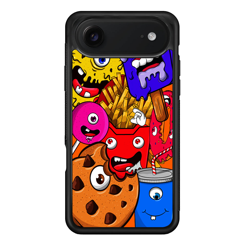 Unhealthy Food Monsters iPhone 17 Air Case | Protective Case for iPhone 17 Air