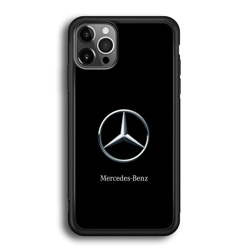 Mercedes-Benz Metallic Silver iPhone 12 Pro Case | Slim Rubber Case for iPhone 12 Pro