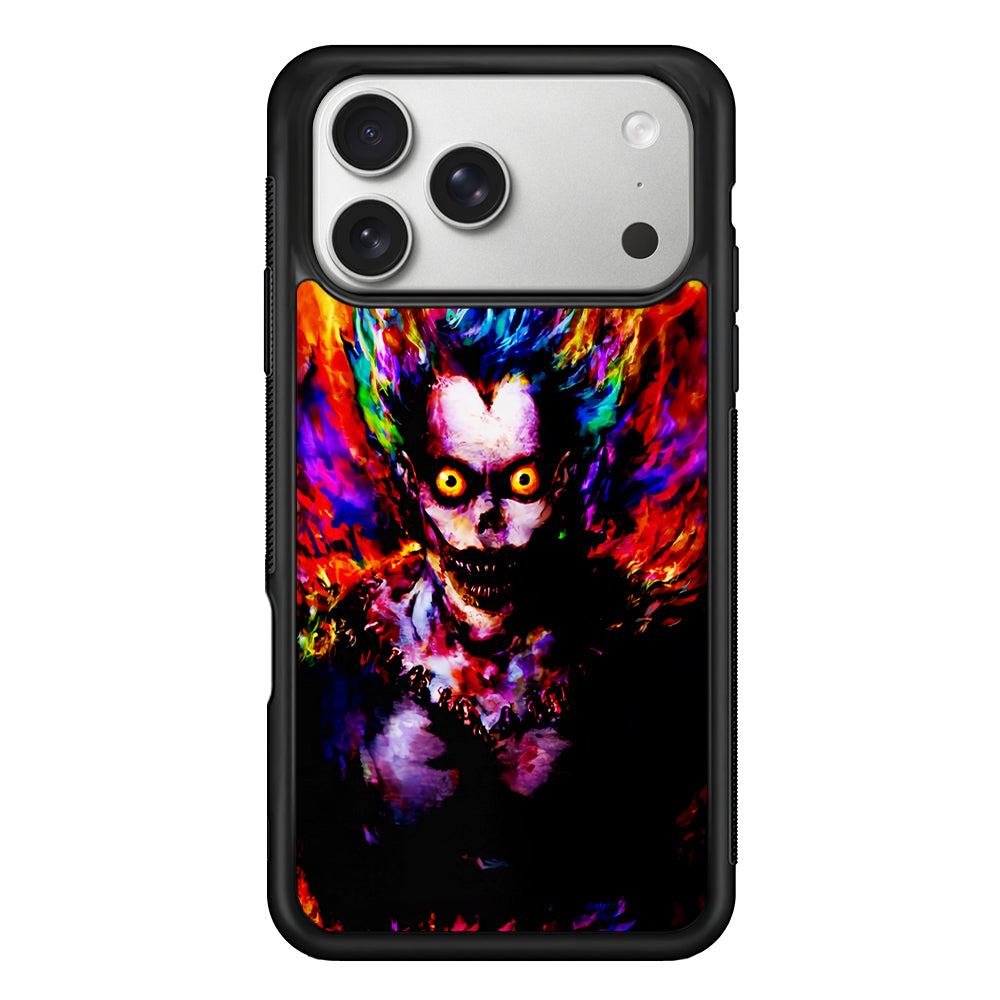 Ryuk Death Note Painting iPhone 17 Pro Case | Slim Rubber Case for iPhone 17 Pro