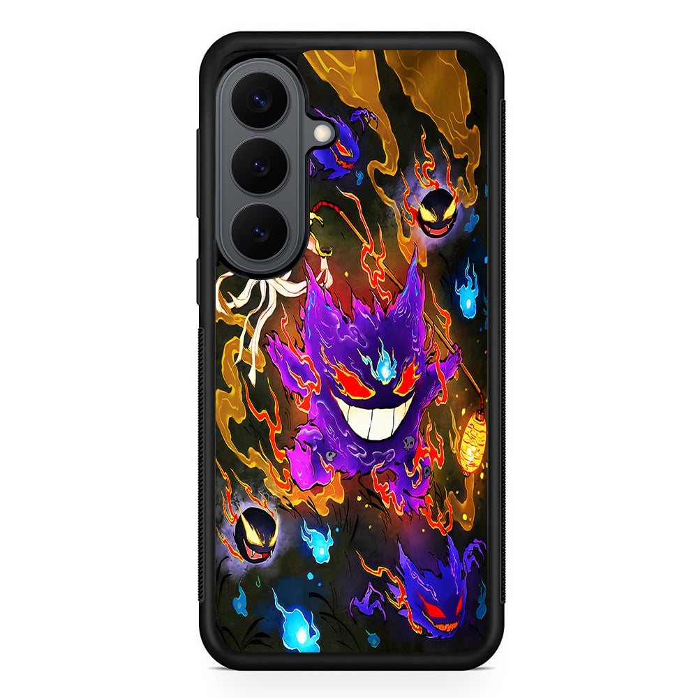 Pokemon Gengar Evolution Samsung Galaxy S26 Plus Case | Slim Rubber Case for Samsung Galaxy S26 Plus
