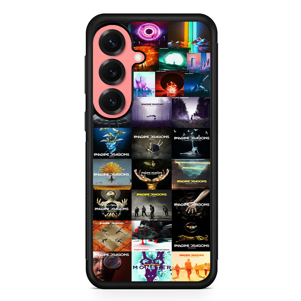 Imagine Dragons Album Collection Samsung Galaxy S25 Case | Protective Case for Samsung Galaxy S25