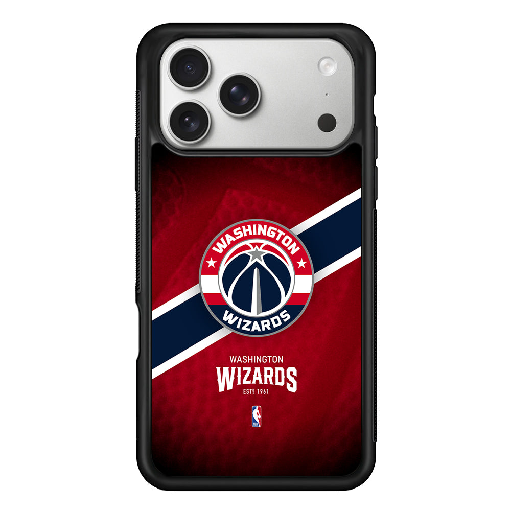 Washington Wizards Logo iPhone 17 Pro Case | Slim Rubber Case for iPhone 17 Pro