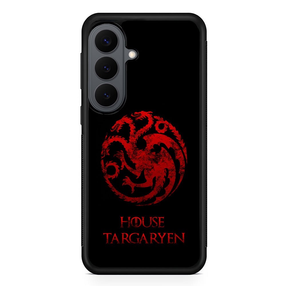 House Targaryen Symbol Samsung Galaxy S26 Plus Case | Slim Rubber Case for Samsung Galaxy S26 Plus