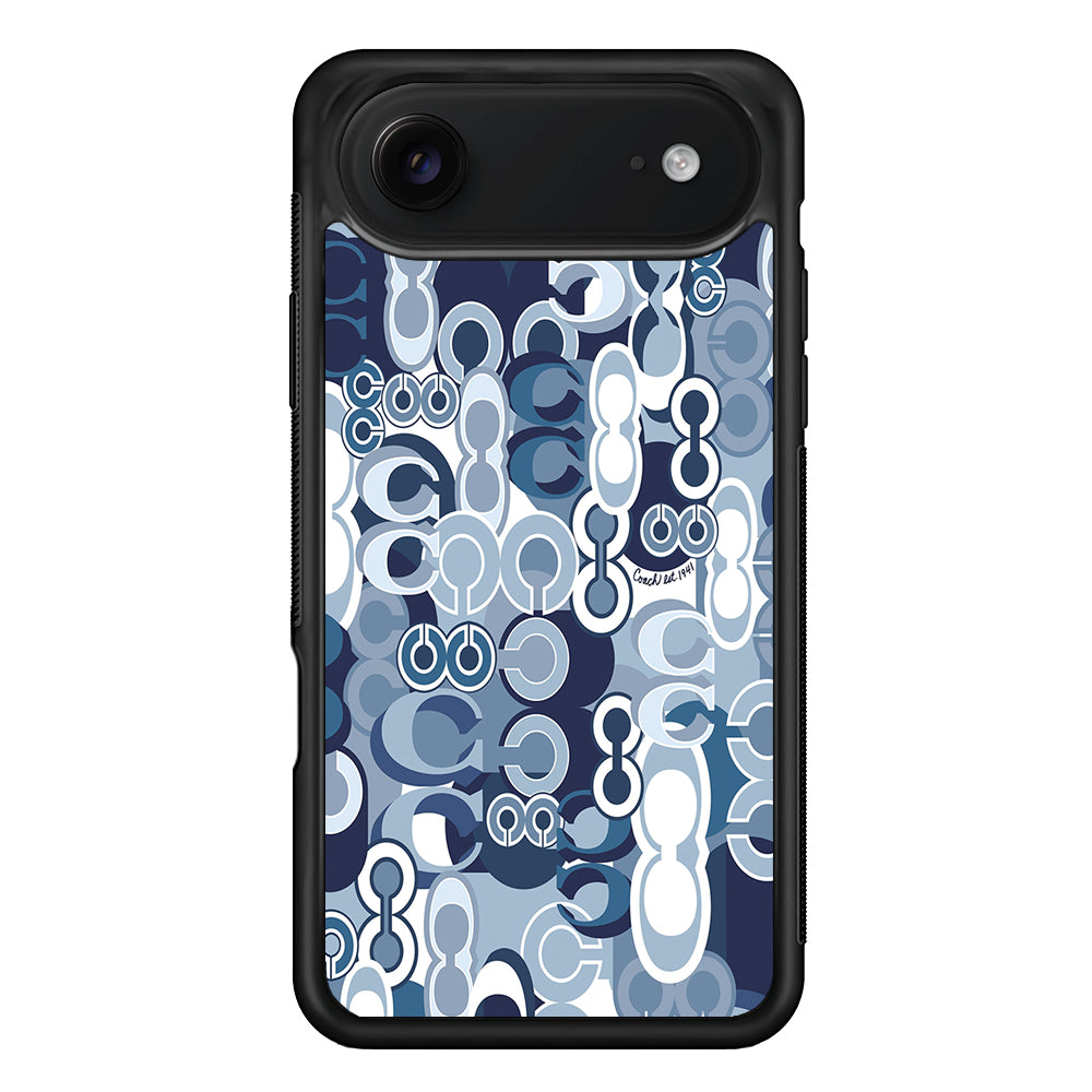 Coach Blue iPhone 17 Air Case | Slim Rubber Case for iPhone 17 Air