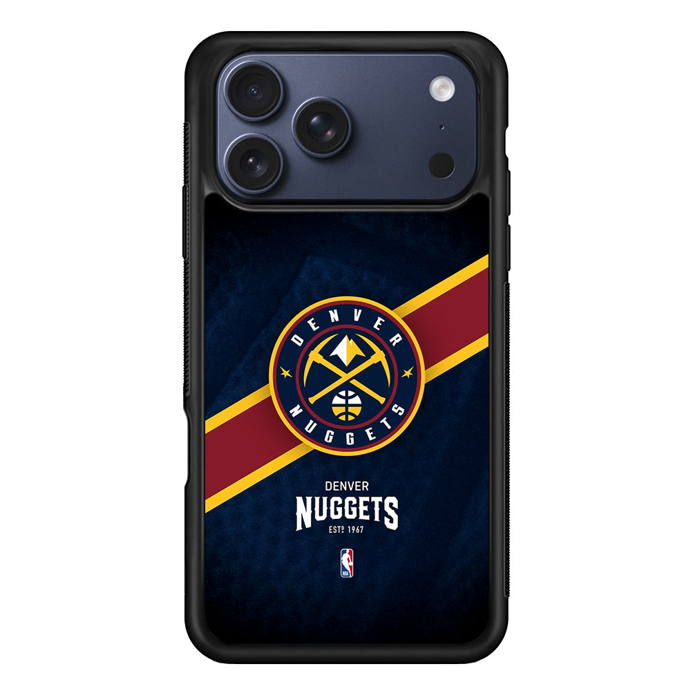Denver Nuggets Logo iPhone 17 Pro Max Case | Slim Protective Cover for iPhone 17 Pro Max