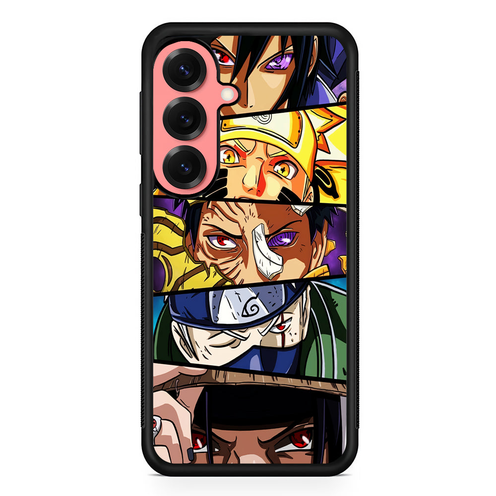 All Eyes Characters in Naruto Samsung Galaxy S25 Case | Protective Case for Samsung Galaxy S25