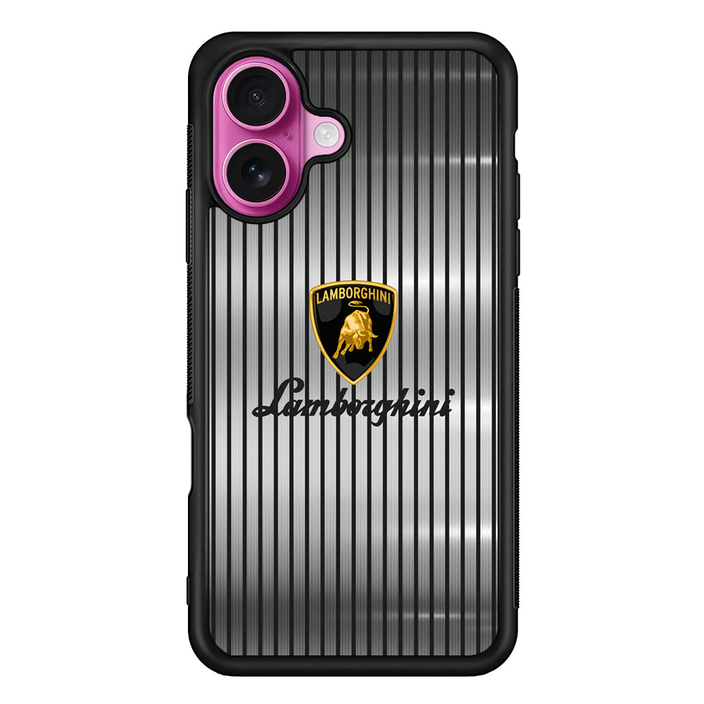 Lamborghini Luxury Curtains iPhone 17 Case - Slim Rubber Case for iPhone 17