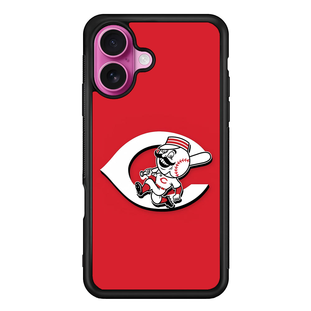 Cincinnati Reds Logo iPhone 17 Case | Slim Protective Rubber Phone Cover