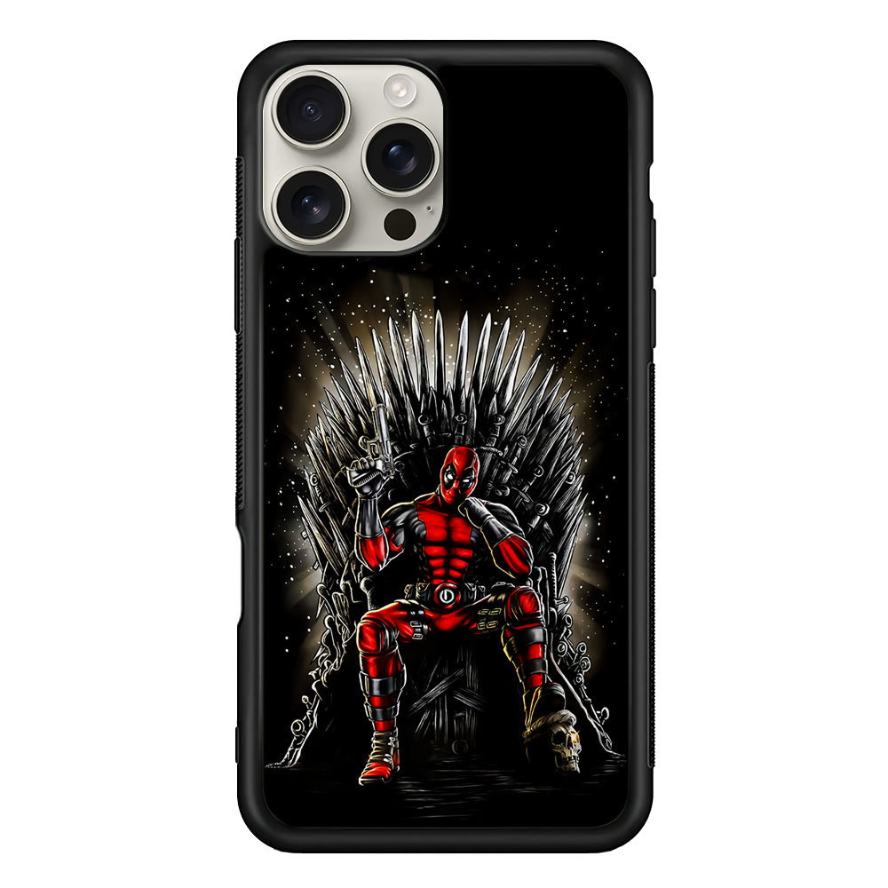 Deadpool The Iron Throne iPhone 16 Pro Max Case | Stylish Protective Case for iPhone 16 Pro Max