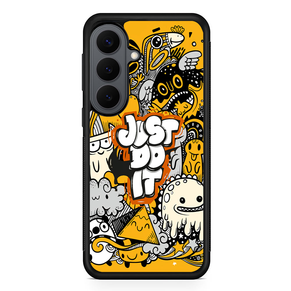 Nike Make Smile with Doodle Samsung Galaxy S26 Plus Case | Durable Samsung Galaxy S26 Plus Cover