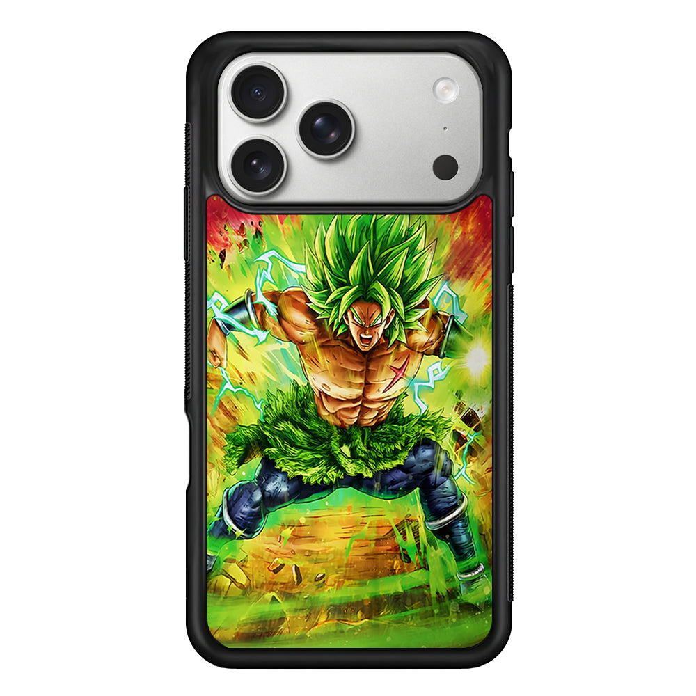 Broly Dragon Ball Super iPhone 17 Pro Case | Slim Rubber Case for iPhone 17 Pro