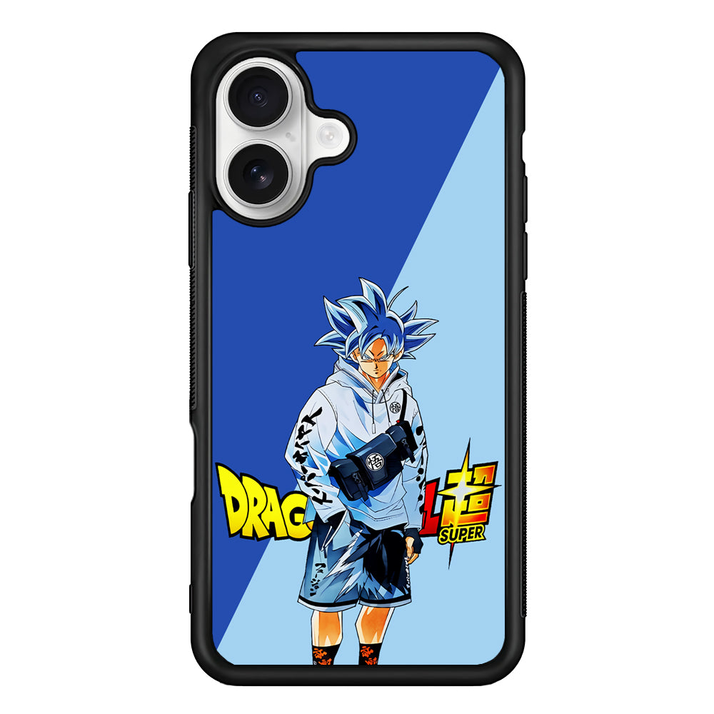 Goku Hype Dragon Ball Z iPhone 16 Plus Case | Durable Protective Rubber Cover
