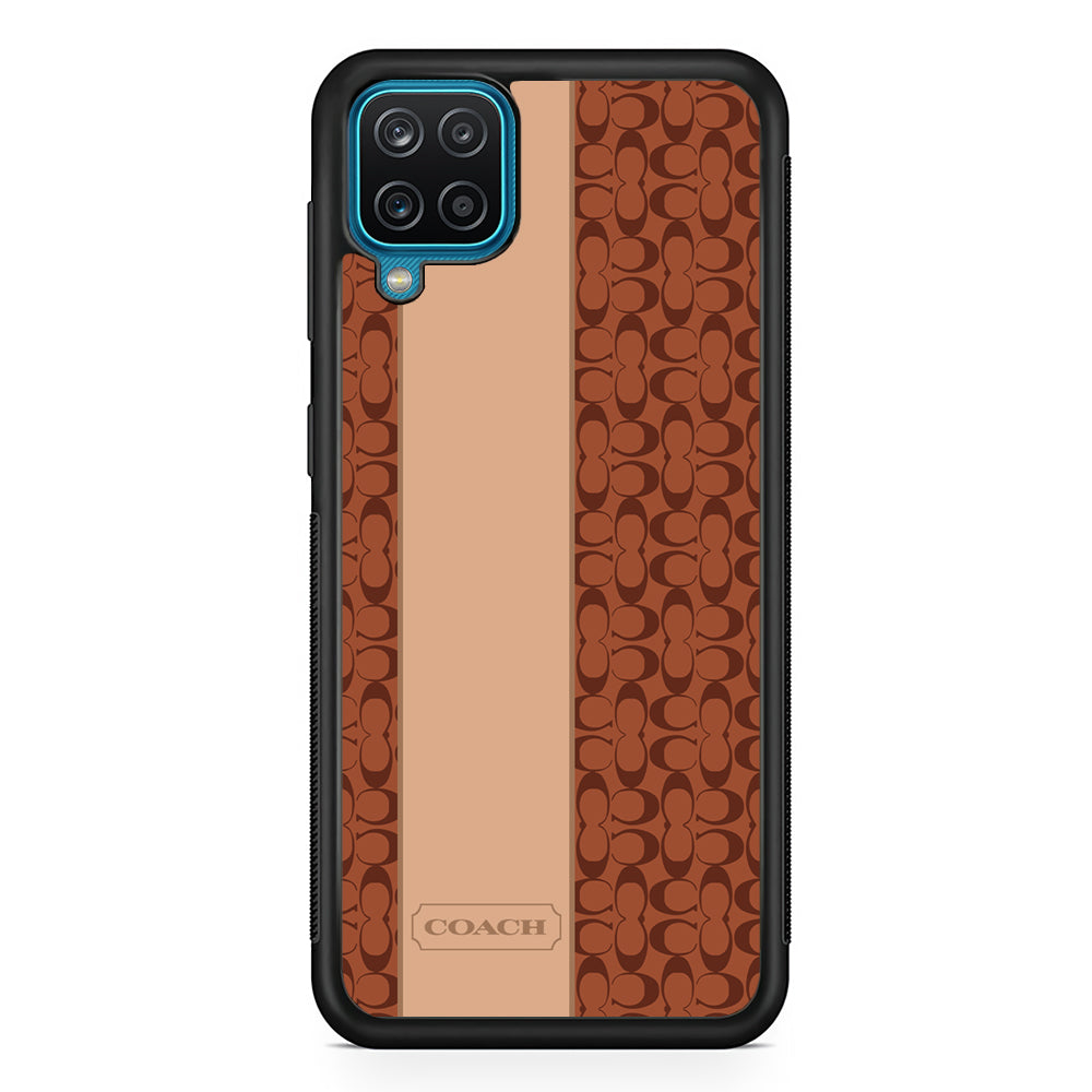 Coach Grand Line Samsung Galaxy A12 Case | Slim Rubber Case for Samsung Galaxy A12