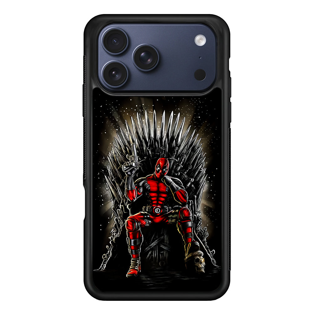 Deadpool The Iron Throne iPhone 17 Pro Max Case | Slim Protective Cover for iPhone 17 Pro Max