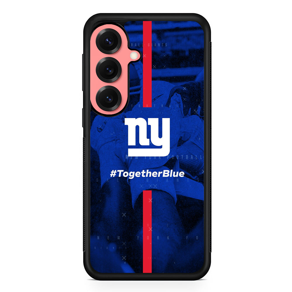 New York Giants Together Blue Samsung Galaxy S25 Case | Protective Case for Samsung Galaxy S25