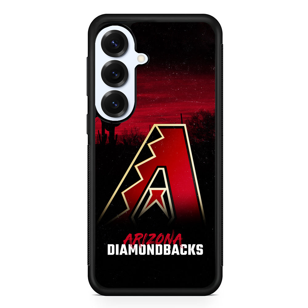 Arizona Diamondbacks Logo Samsung Galaxy S25 Plus Case | Slim Rubber Cover for Samsung Galaxy S25 Plus